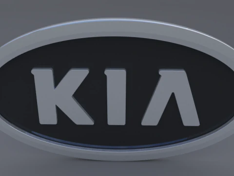 기아 로고 3D 모델