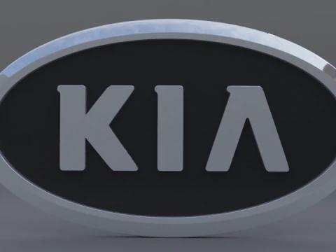 Kia logo 3D Model