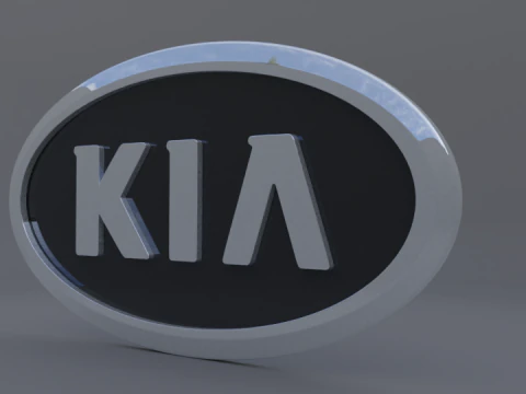 Kia logo 3D Model