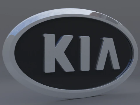 Kia logo 3D Model