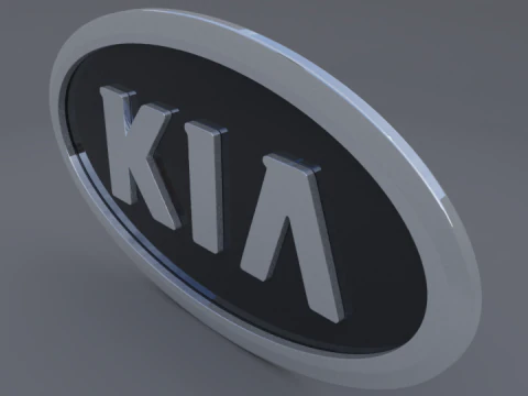 Kia logo 3D Model