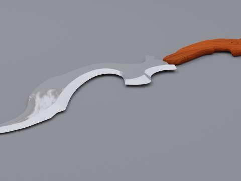 Kujang 3D Model