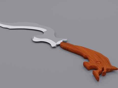 Kujang 3D Model