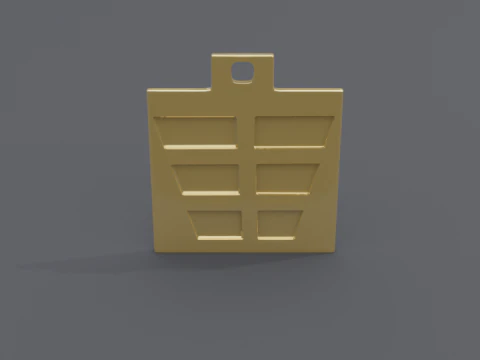 Bagua kun mk1 pendant 3D Model