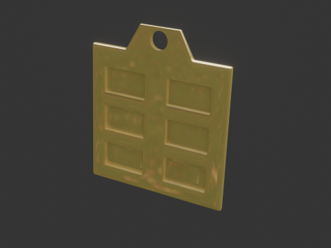Bagua kun mk2 pendant 3D 모델