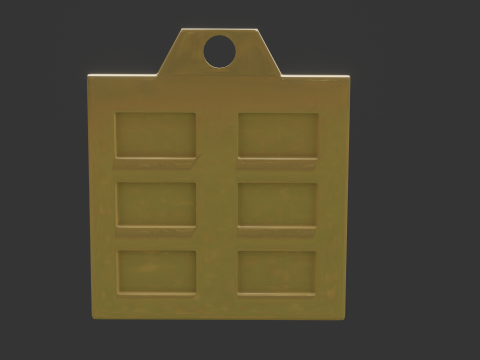 Bagua kun mk2 pendant 3D मॉडल