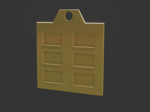 Bagua kun mk2 pendant 3D मॉडल
