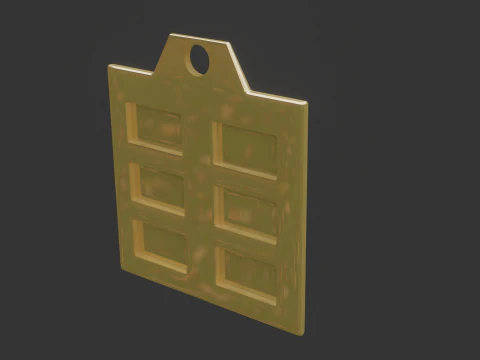 Bagua kun mk2 pendant 3D Model