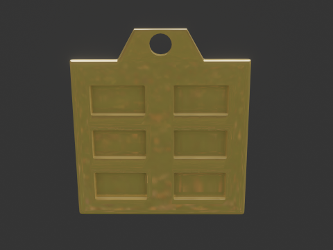 Bagua kun mk2 pendant 3D मॉडल