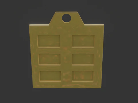 Bagua kun mk2 pendant 3D Model