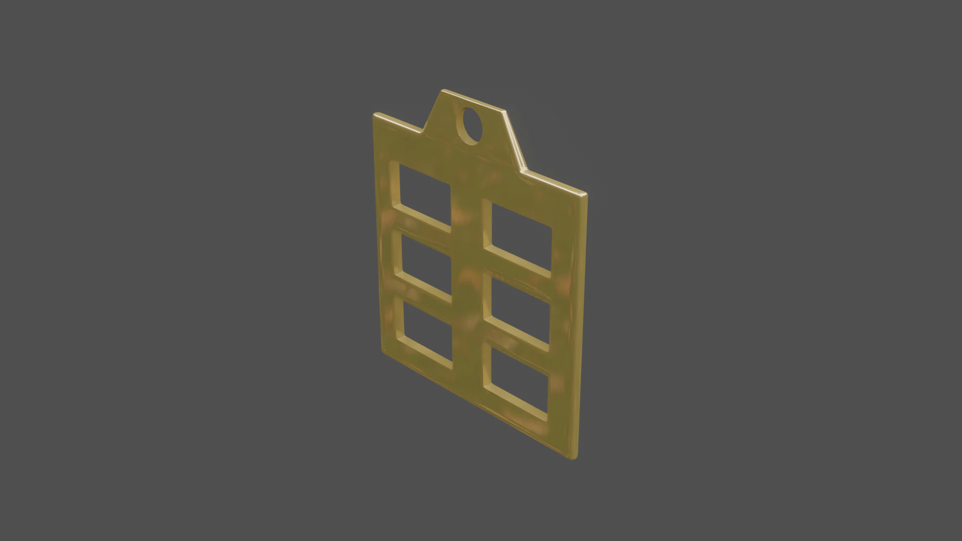 Bagua kun mk3 pendant 3D Model .c4d .max .obj .3ds .fbx .stl .blend