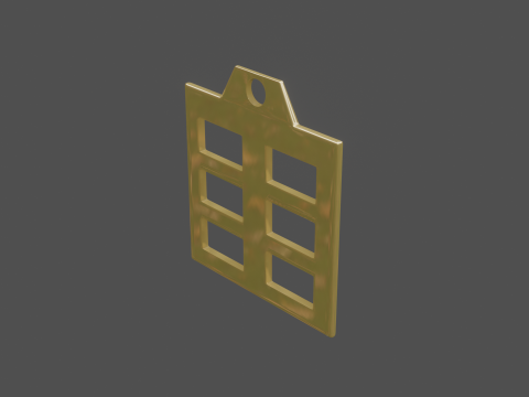 Bagua kun mk3 pendant 3D 모델