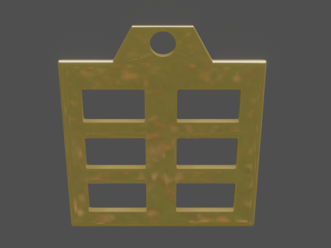 Bagua kun mk3 pendant 3D 모델
