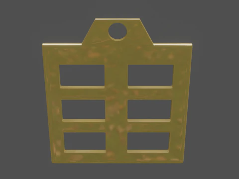 Bagua kun mk3 pendant 3D Model