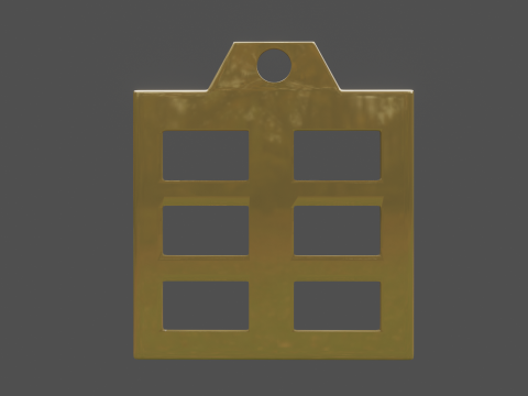 Bagua kun mk3 pendant 3D 모델