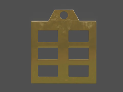 Bagua kun mk3 pendant 3D Model
