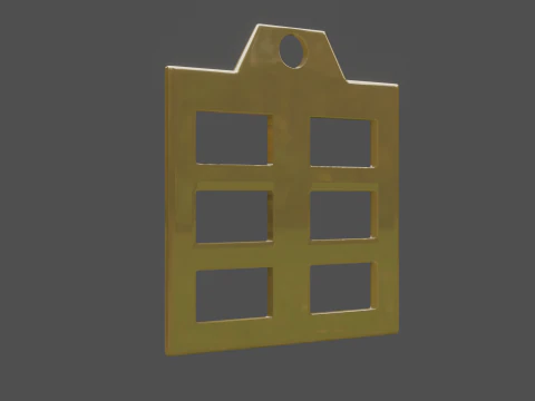 Bagua kun mk3 pendant 3D Model