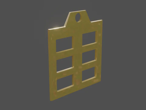 Bagua kun mk3 pendant 3D Model