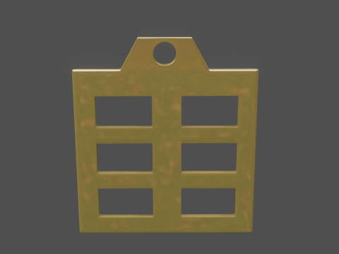 Bagua kun mk3 pendant 3D 모델