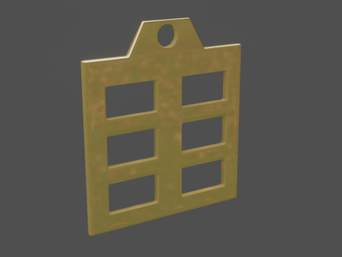 Bagua kun mk3 pendant 3D 모델