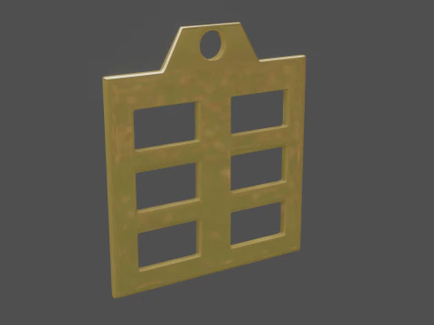 Bagua kun mk3 pendant 3D Model
