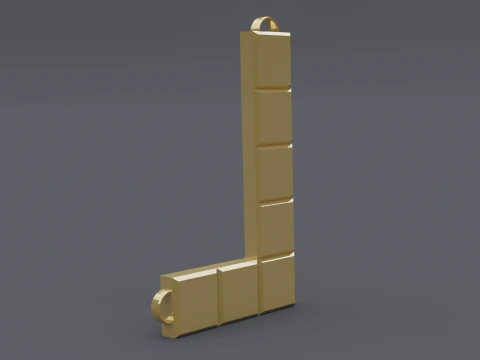 Collar tetris mk2 Modelo 3D