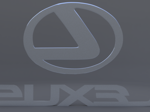 Lexus logo 3D Model