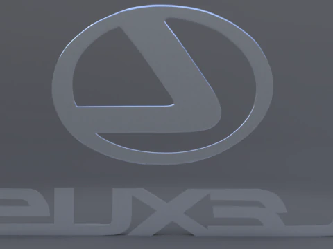 Lexus logo 3D Model