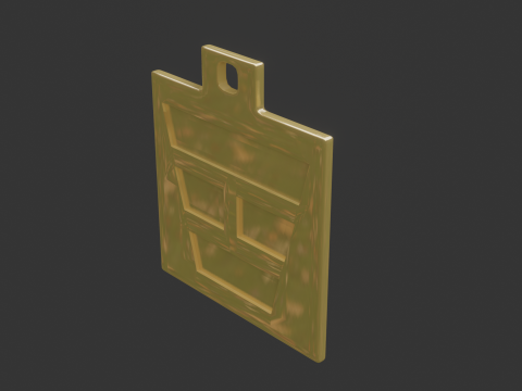 Bagua li mk1 pendant Modello 3D
