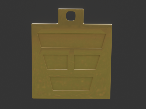 Bagua li mk1 pendant Modello 3D