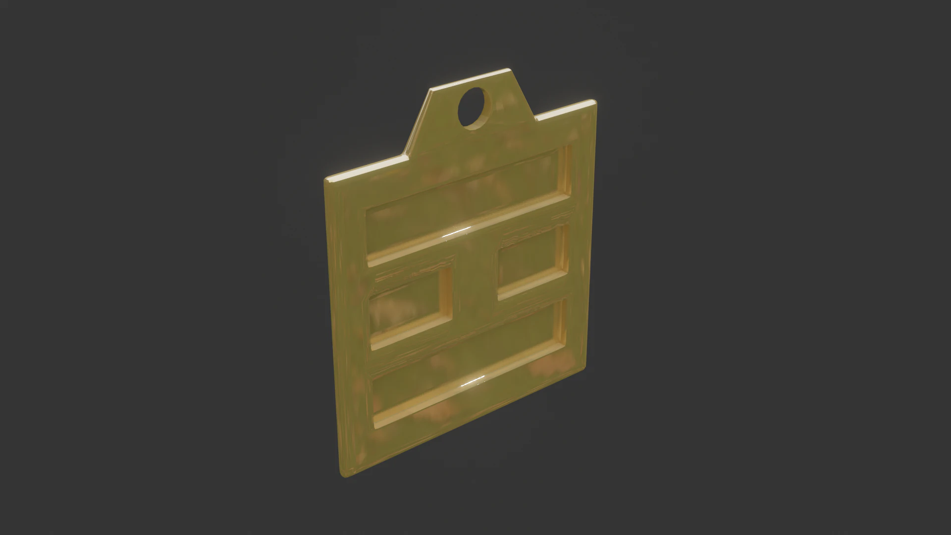 Bagua li mk2 pendant 3D Model .c4d .max .obj .3ds .fbx .stl .blend 