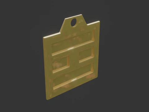 Bagua li mk2 Anh&auml;nger 3D Modell