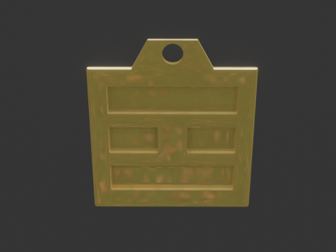 Bagua li mk2 pendant 3D 모델