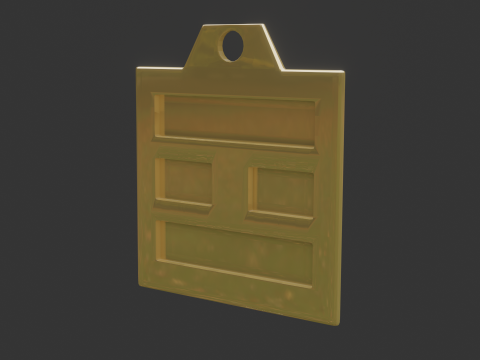 Bagua li mk2 pendant 3D 모델