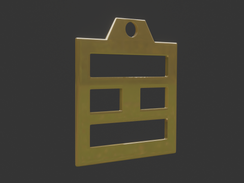 Bagua li mk3 pendant 3D Model
