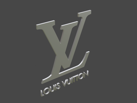 Louiss logo Modèle 3D