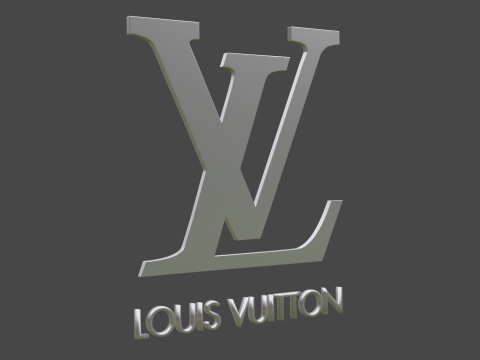 Louiss logo Modèle 3D