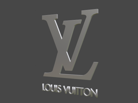 Louiss logo Modèle 3D