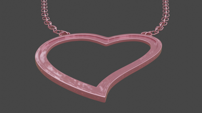 Love pendant 2 3D 모델 .c4d .max .obj .3ds .fbx .stl .blend 
