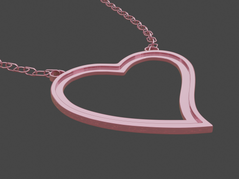 Love pendant 2 3D 모델