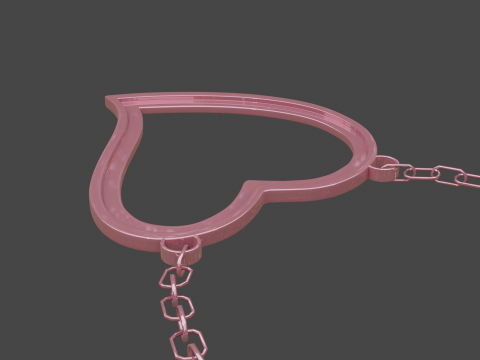 Love pendant 2 3D 모델