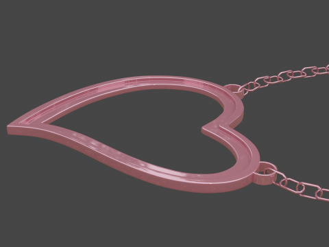 Love pendant 2 3D 모델