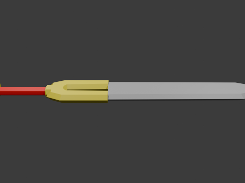 Low poly sword 5 3D Модель