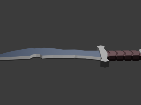 Low poly sword 8 3D Model