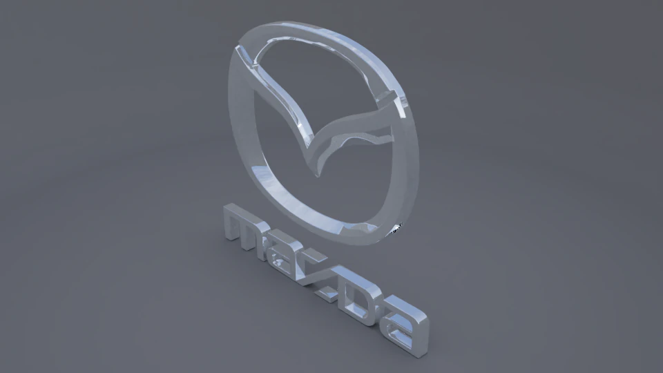 Mazda logo 3D Model .c4d .max .obj .3ds .fbx .stl .blend 