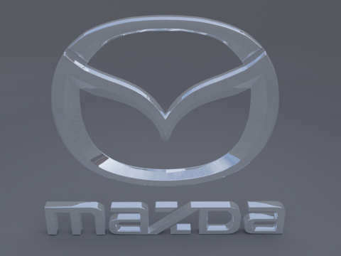 Mazda logo 3D Model