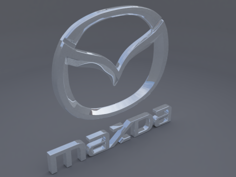 Mazda logo 3D Model