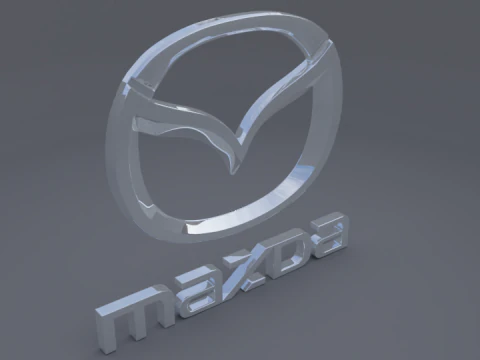 Mazda logo 3D Model
