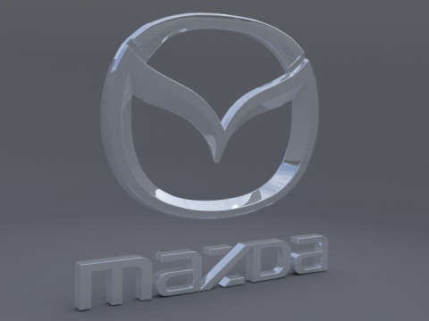 Mazda logo 3D Model