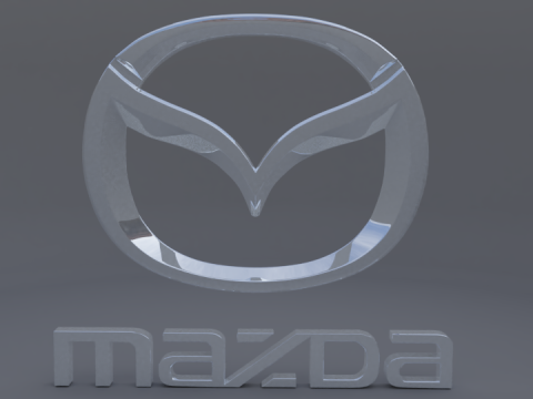Mazda logo 3D Model